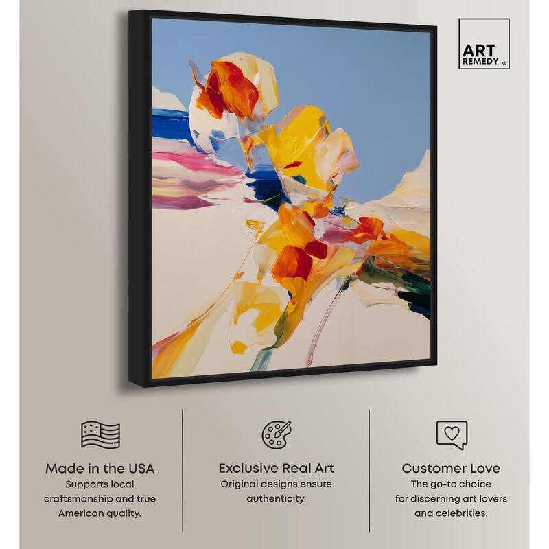 Flippant Bloom II Canvas by Art Remedy