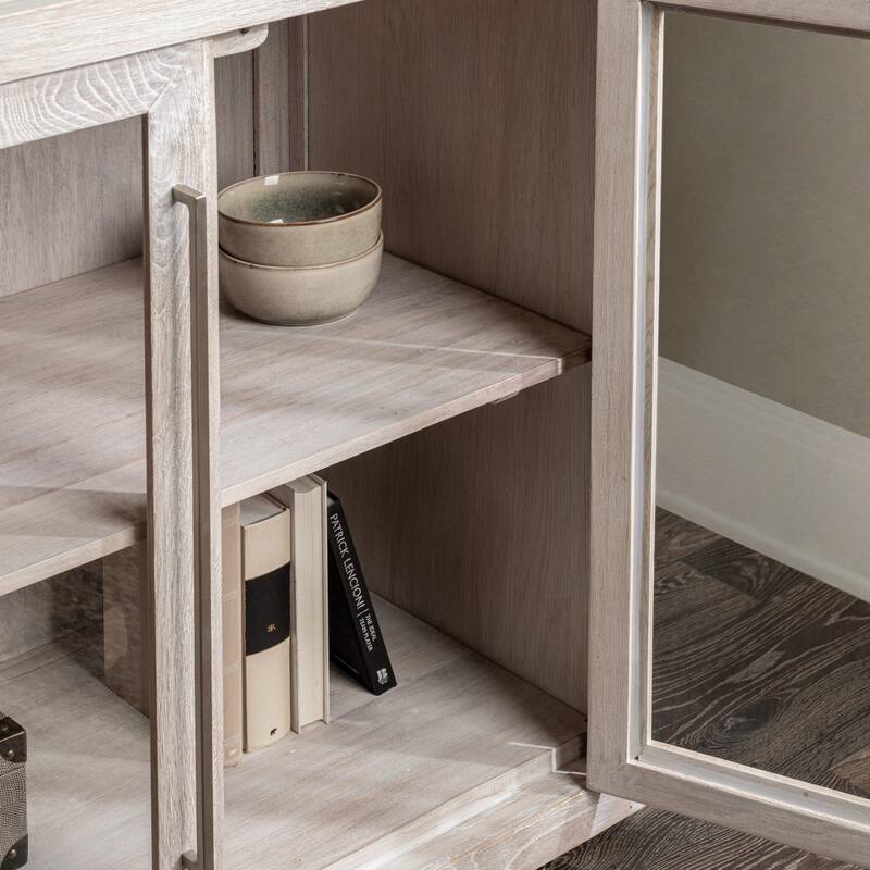 Classic Home Bradley Two-Door Oak Cabinet