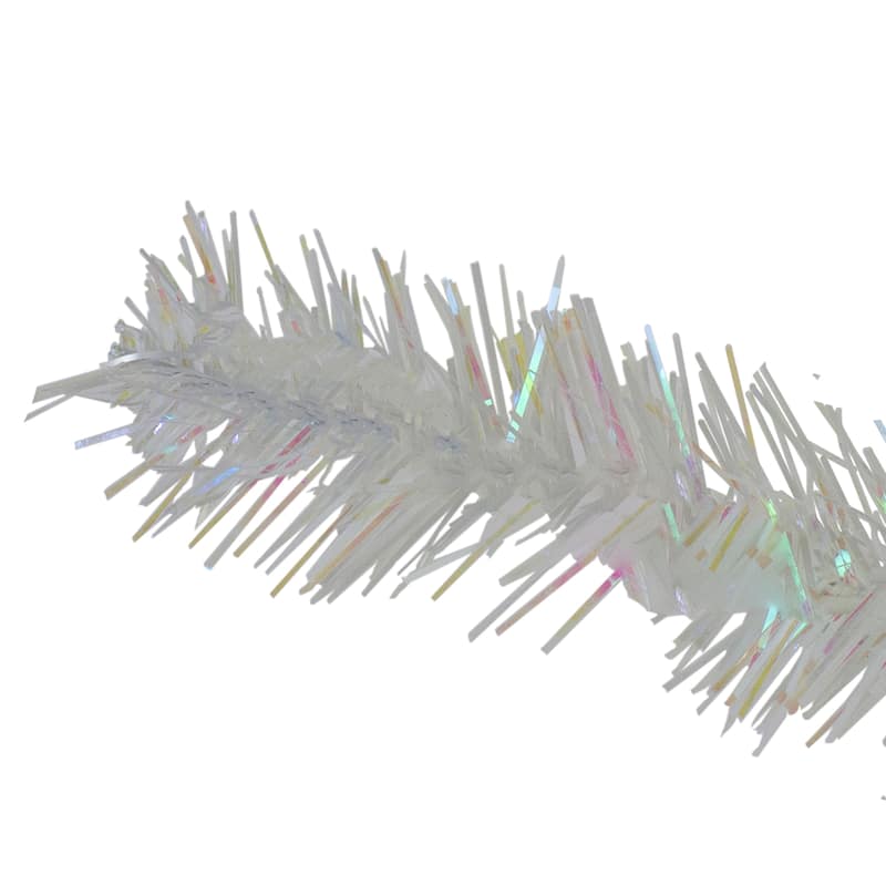 4' Slim White Tinsel Artificial Christmas Tree - Unlit - 4 Foot