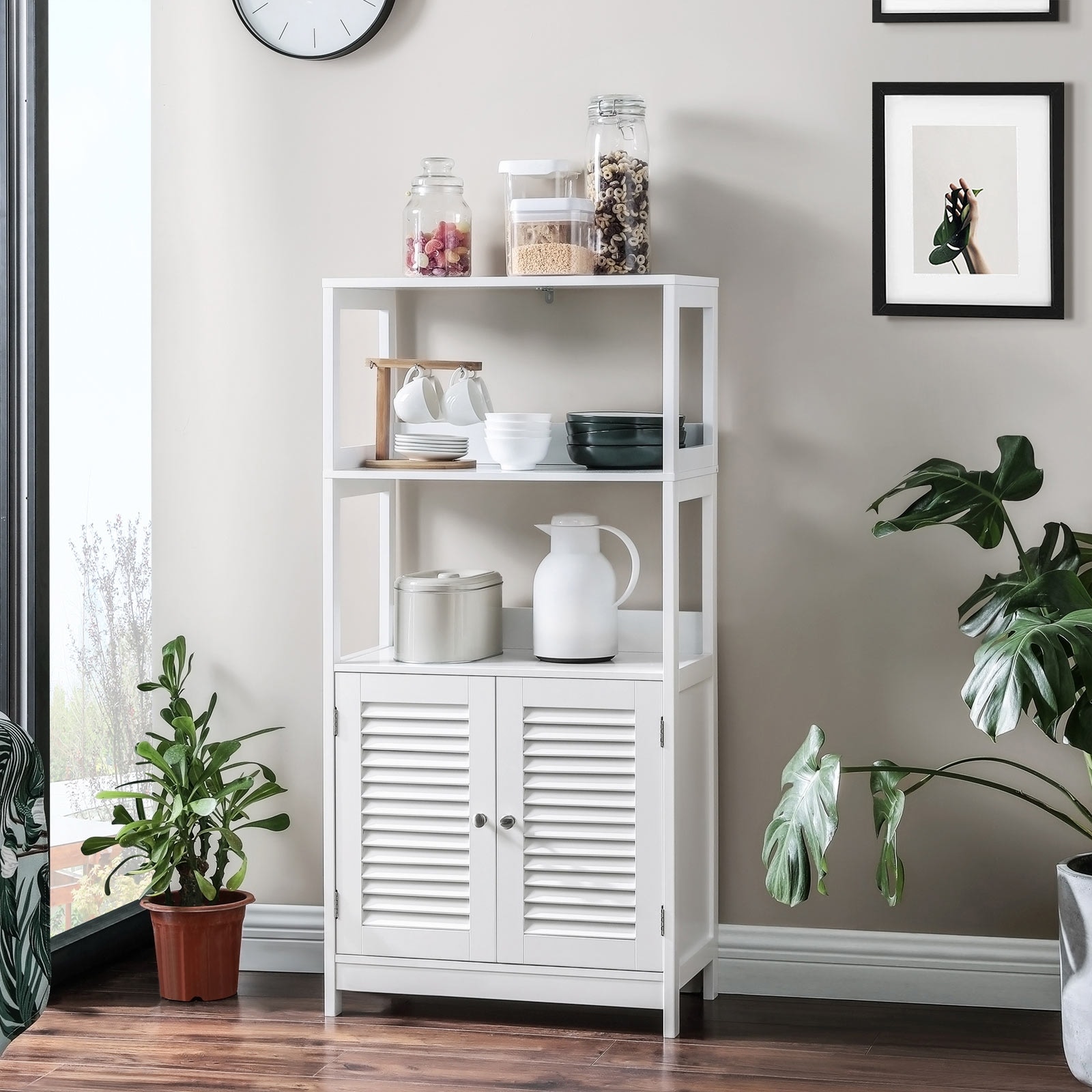 Vasagle bathroom deals tall cabinet