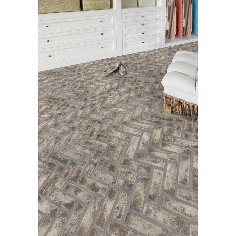 Ackland AKM-B-TE2.25X7.5HBN-CA Terabrik - 11" x 16" Clay Herringbone