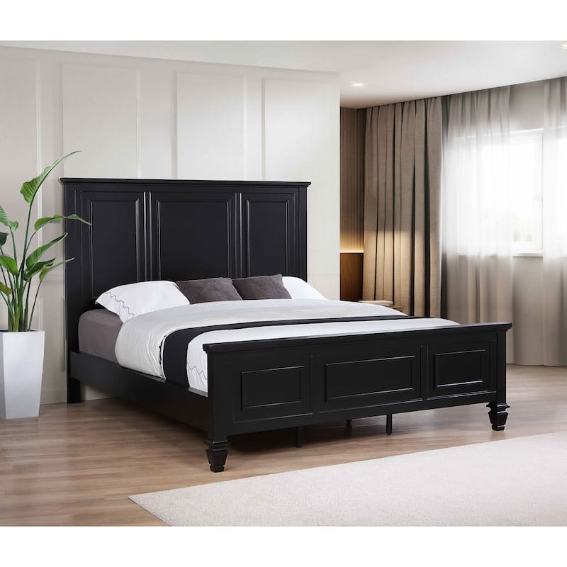 Sandy Beach Wood Panel Bed