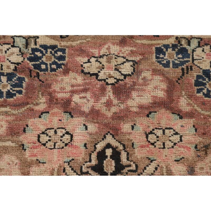 Mahal Antique Persian Area Rug Handmade Wool Carpet - 4'3"x 6'5"