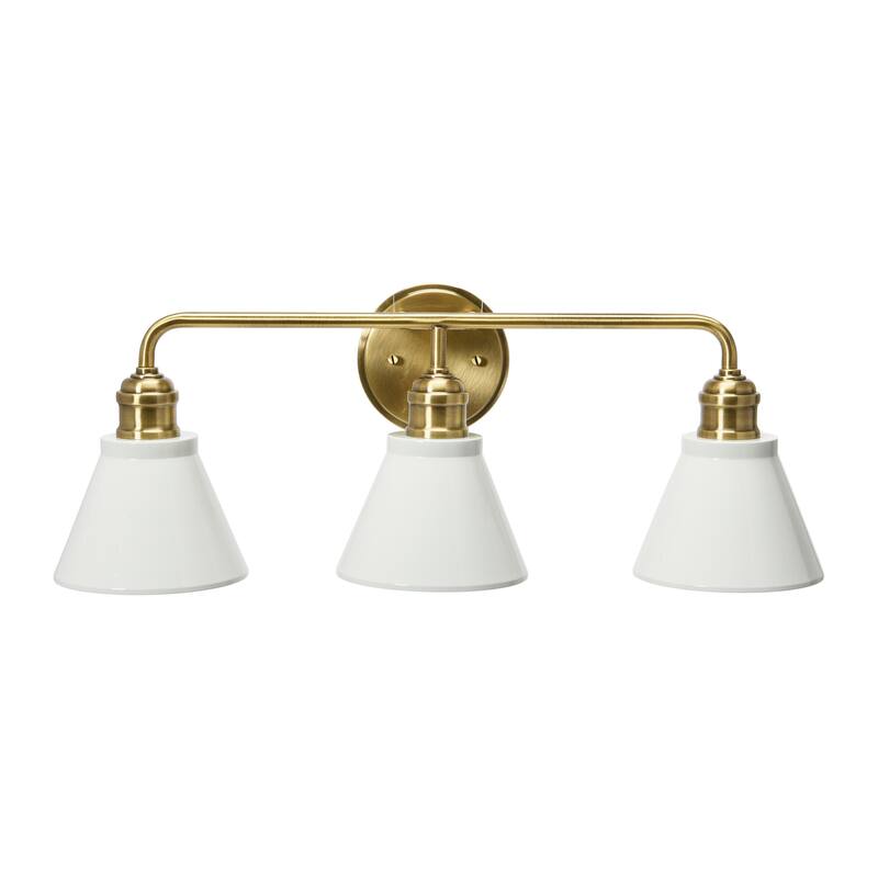 Robert Stevenson Lighting Josie - Metal Vanity Light with Shades