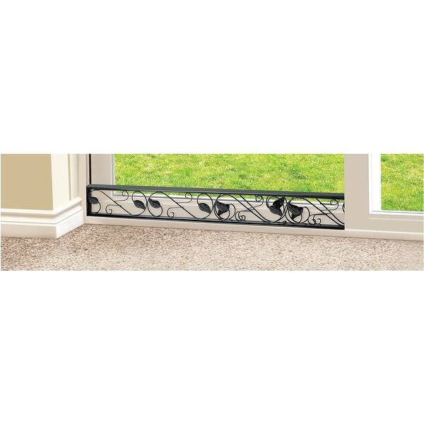 Shop Sliding Door Security Bar Adjustable Black Glass Patio Door