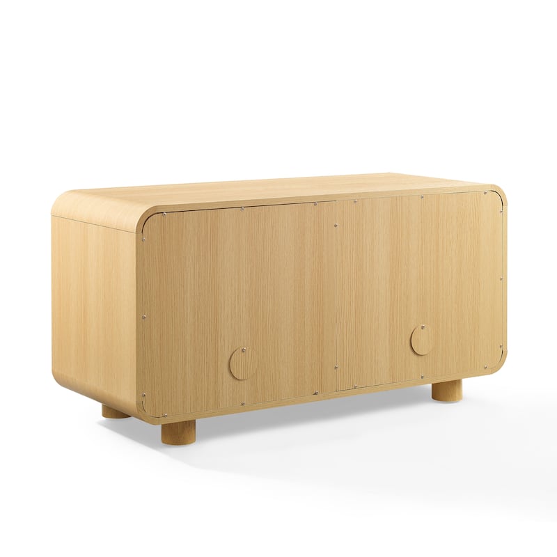 Crosley Zoe Medium Record Player Stand With Vinyl Storage - 15.75"d x 40"w x 55.11"h