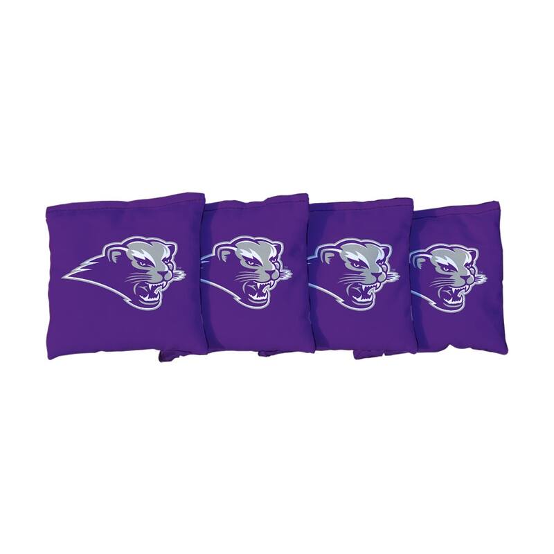 Southwest Baptist Bearcats Cornhole Bags Purple - All-Weather Resin Filled