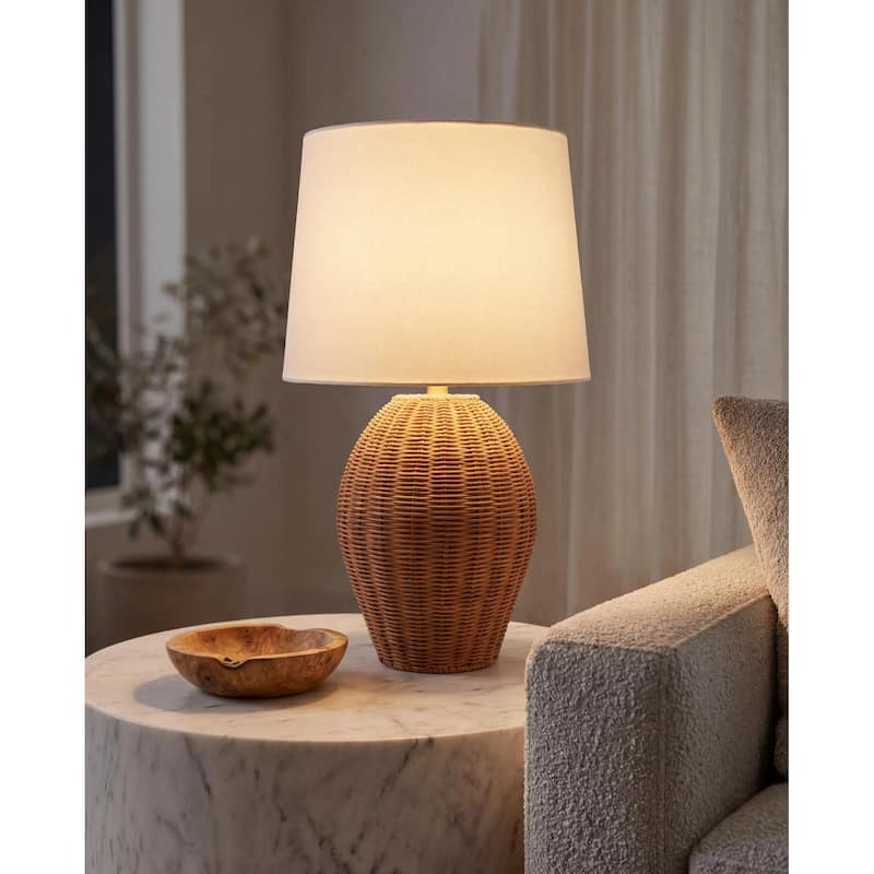 Livabliss Jacaranda Global Accent Floor Lamp - 24"H x 14"W x 14"D