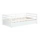 preview thumbnail 1 of 40, Costway Twin Size Trundle Daybed Wooden Slat Support Mattress Platform
