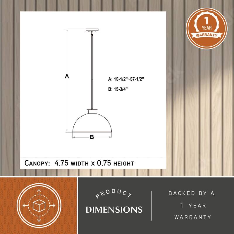 Vaxcel Lighting P0411 Devon 16" Wide Pendant