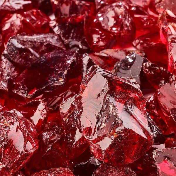 Crushed Fire Glass for Indoor and Outdoor Firepits/Fireplaces (10 lbs.). Opens flyout.