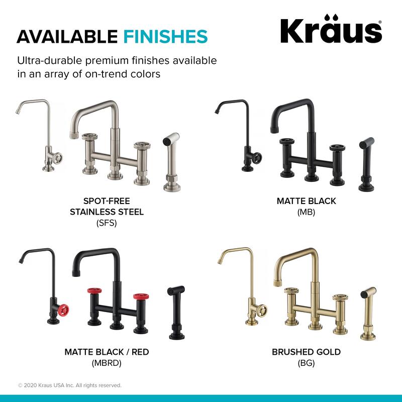 Kraus Urbix 1.8 GPM Bridge Faucet