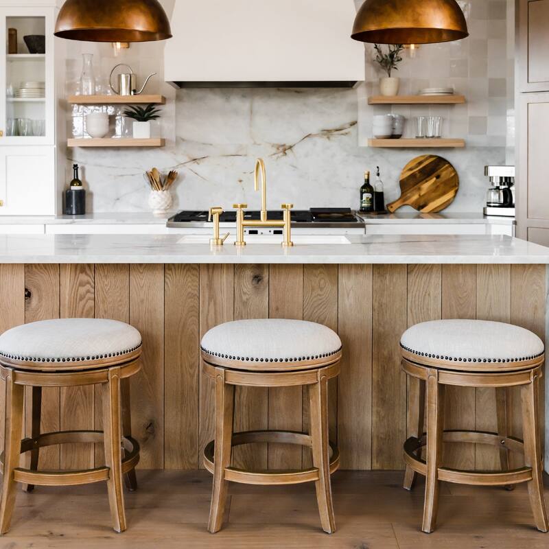 Maven Lane 26" Alexander Backless Counter Height Kitchen Stool