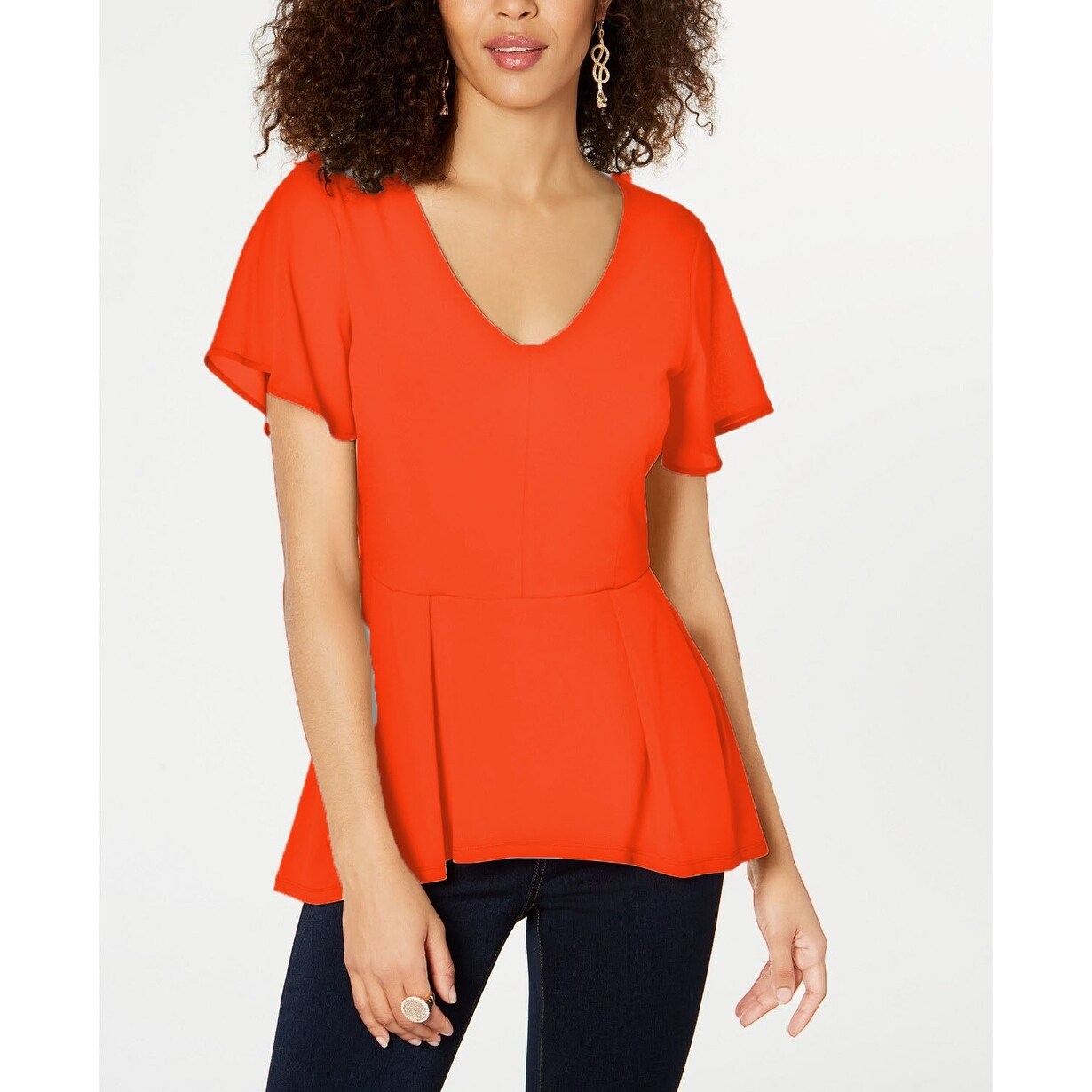thalia sodi peplum top