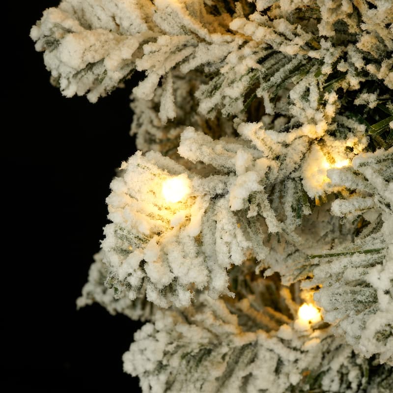 6 FT Upside Down Christmas Tree with 8 Flashing Modes LED Lights 6