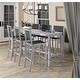 preview thumbnail 2 of 5, Oxford Garden Travira 72-inch Lite Core Ash Rectangular Bar Table