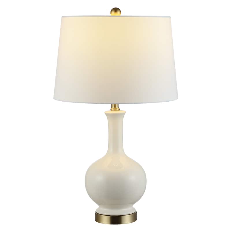 SAFAVIEH Lighting Kertu 26-inch Ceramic Table Lamp - 15" x 15" x 26" - 15Wx15Dx26H
