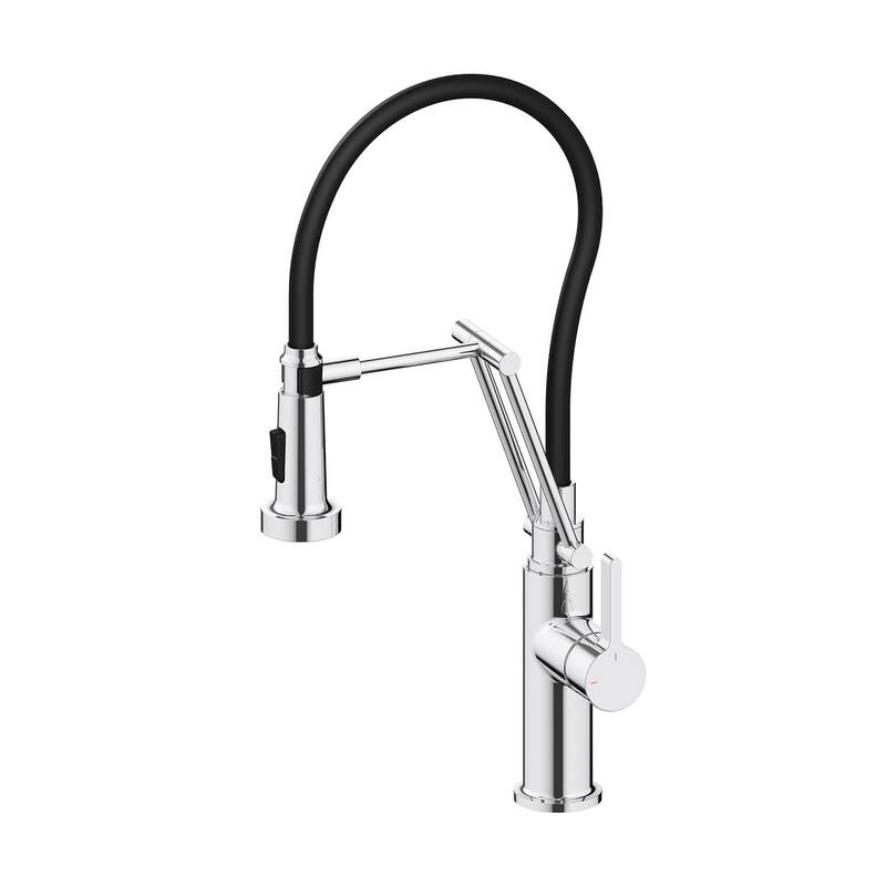 Engel Single Handle Pull Down Kitchen Faucet - Chrome