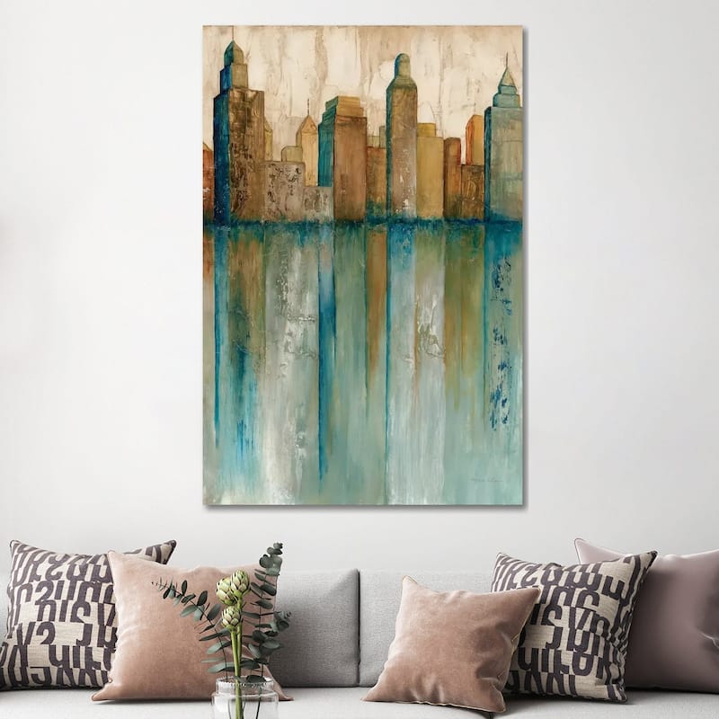 iCanvas "City VIew I" by Norm Olson Canvas Print