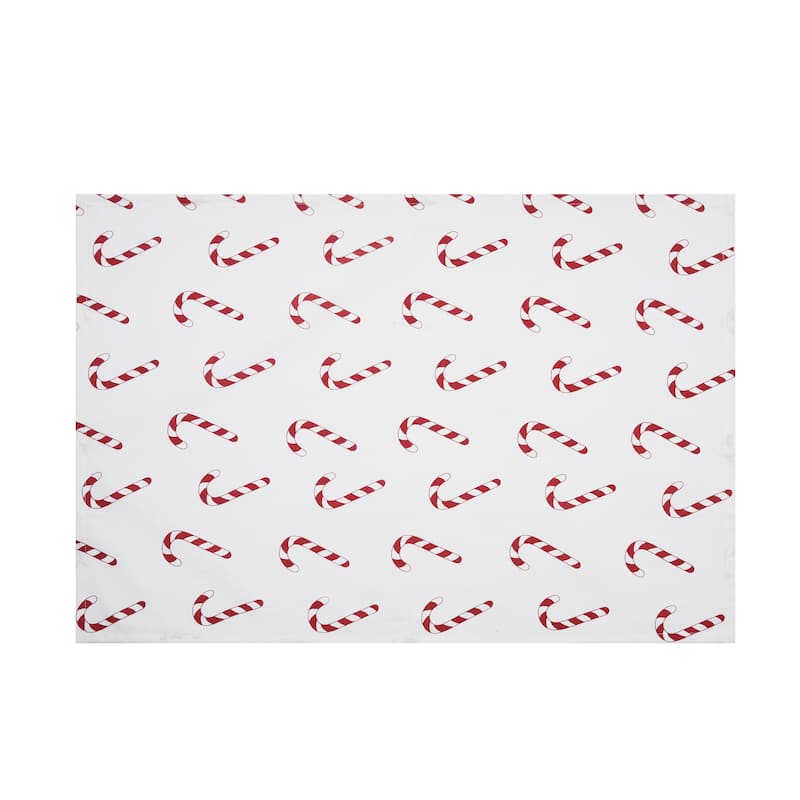 Candy Cane Wishes Towel