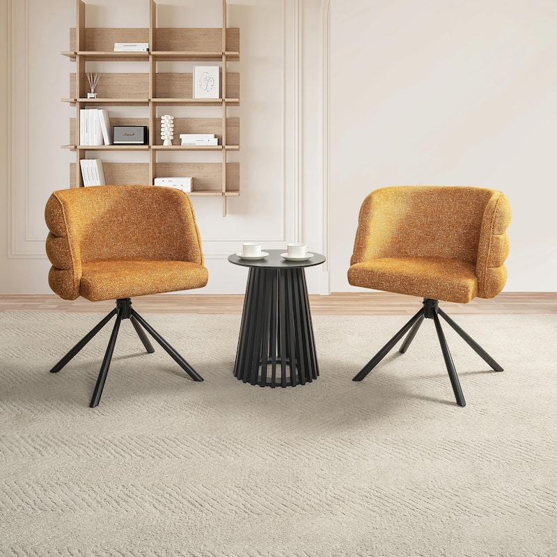 270° Swivel Home Office Desk Chairs Set of 2, Modern Dining Chairs