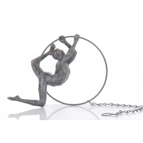 Athletic Man Hanging Ring Sculpture Athletic Man Hanging Ring Sculpture
