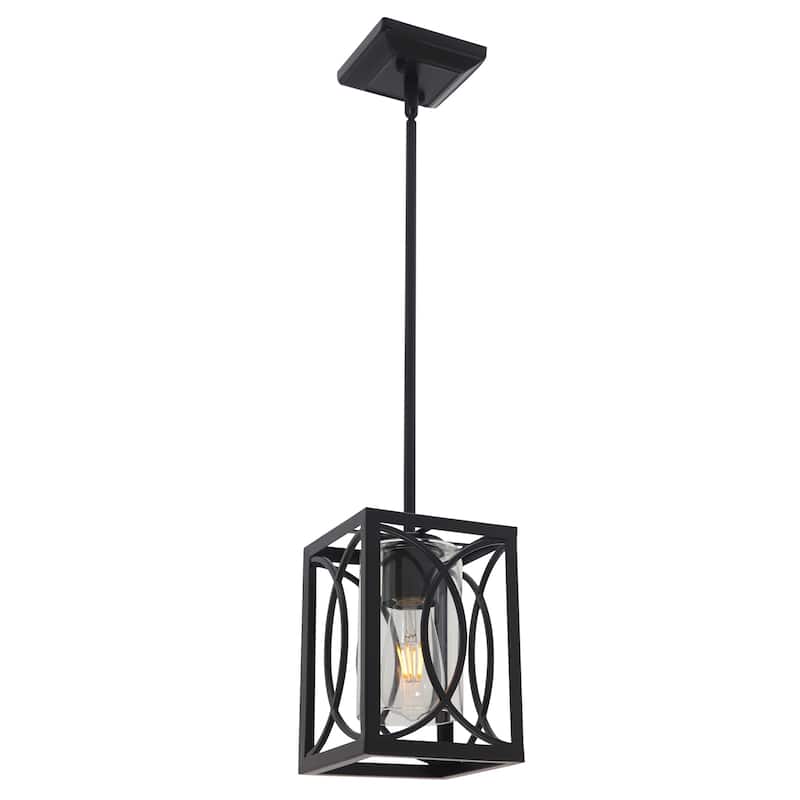 Black Farmhouse Chandelier Pendant Light Fixtures