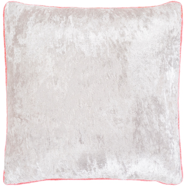 Artistic Weavers Selena Pink Ivory Crushed Velvet Throw Pillow