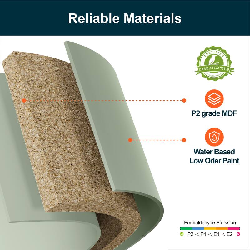 Modern 3-Drawer Wooden Nightstand, Tall & Narrow