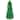 15.75" Green 3-Finish Shatterproof Ball Christmas Tree with Tinsel