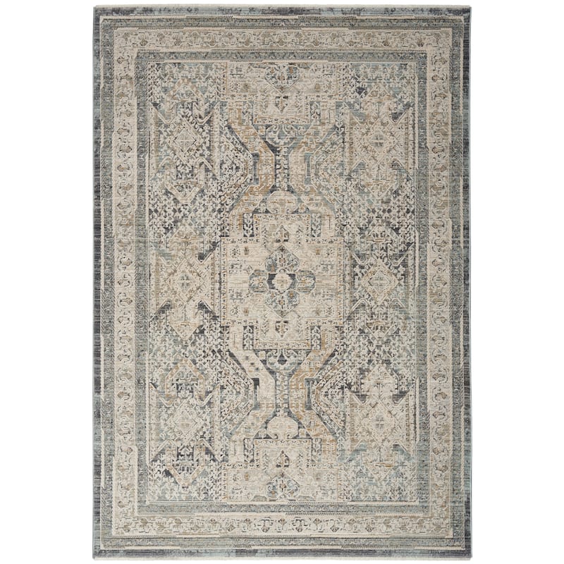 Nourison Nyle Vintage Persian Medallion Boho Area Rug
