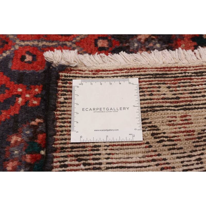 ECARPETGALLERY Hand-knotted Andelz Navy Wool Rug - 3'9 x 11'1