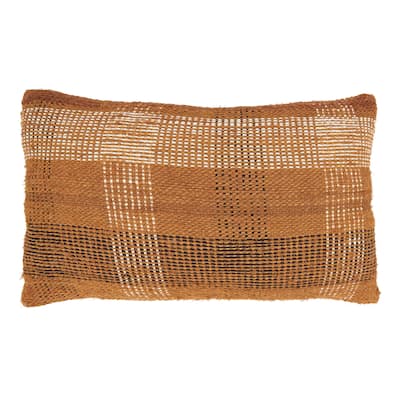 Rustic Charm Plaid Throw Pillow