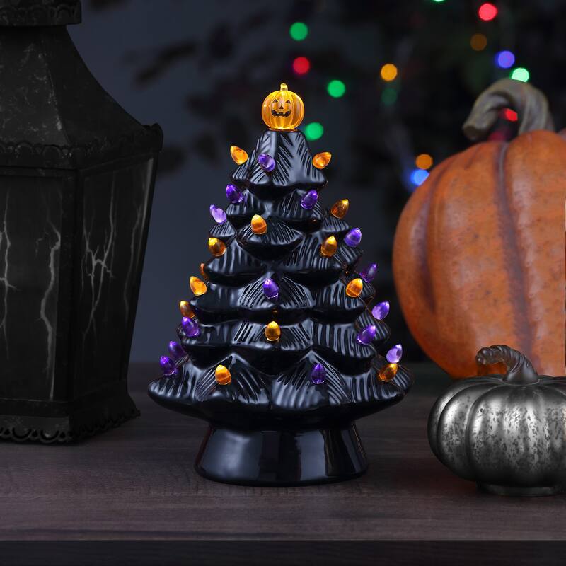 Mr. Halloween 11.75" Black Halloween Tree - Adapter Operated