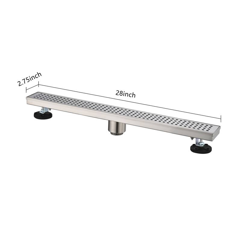 Topcraft 28/30/32/36-inch Stainless Steel Linear Floor Drain