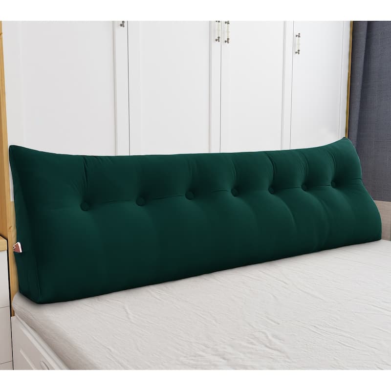 WOWMAX Large Bed Rest Wedge Reading Pillow Back Support Headboard Cushion