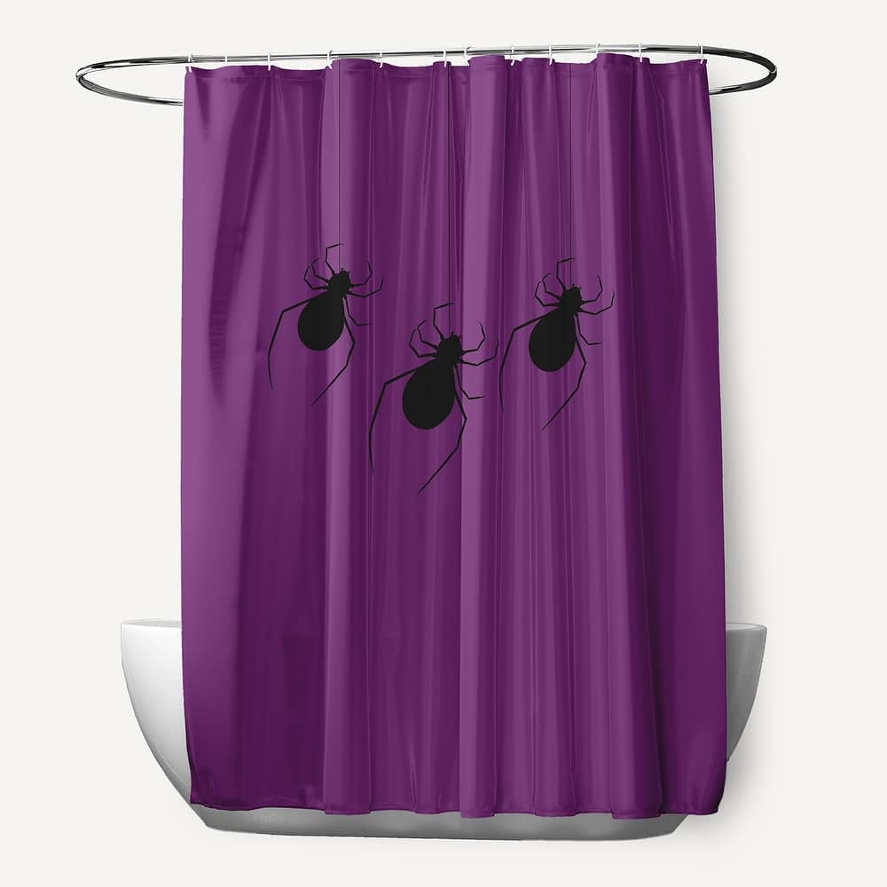 Hanging Spiders Shower Curtain