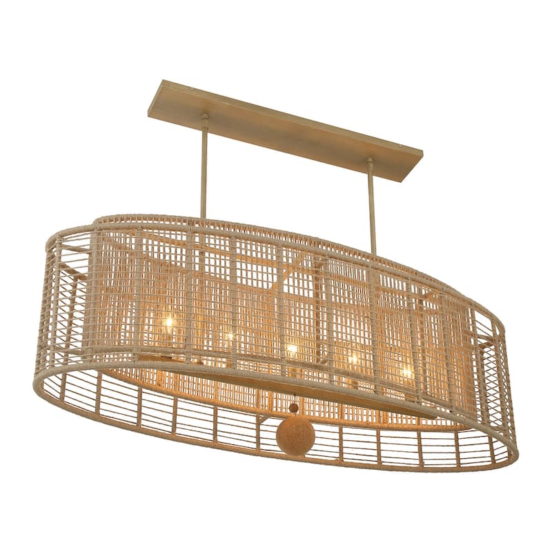 Crystorama Lighting Group JAY-A5007 Jayna 5 Light 42" Wide Taper