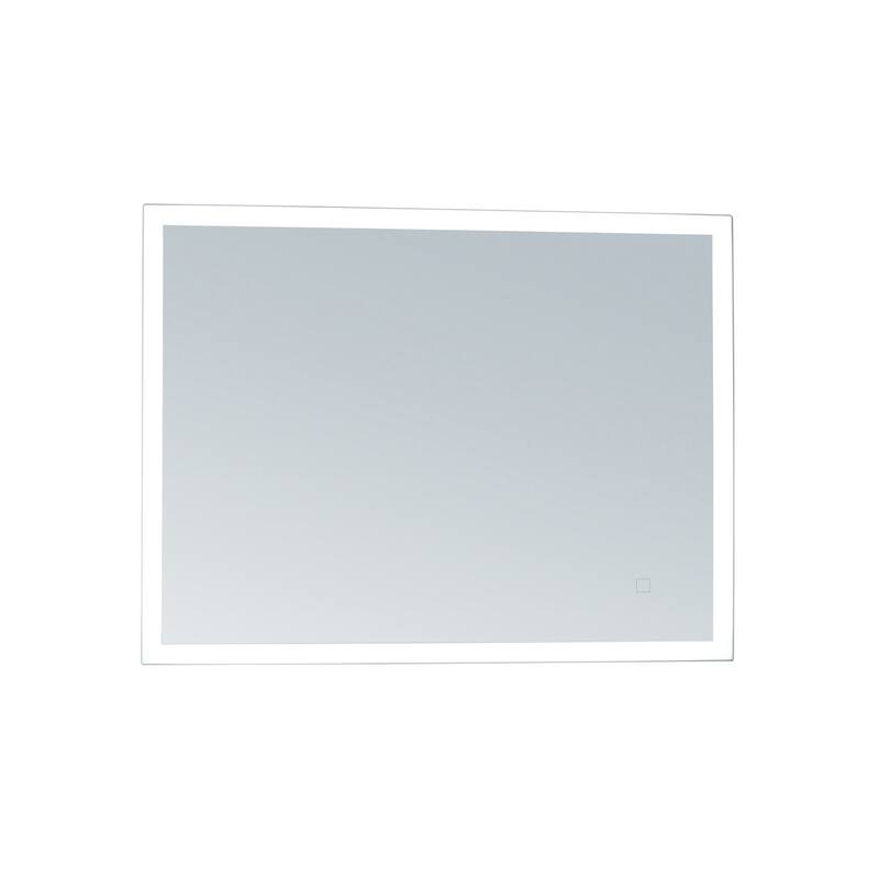 Miseno 32" W x 24" H Rectangular Framed Wall Mounted Mirror with LED