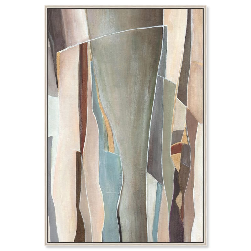 Back to Basics Canvas by Art Remedy - Silver - 24" x 36"