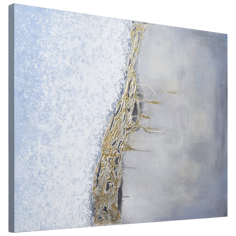 Golden Summer Textured Metallic Hand Painted Wall Art by Martin Edwards
