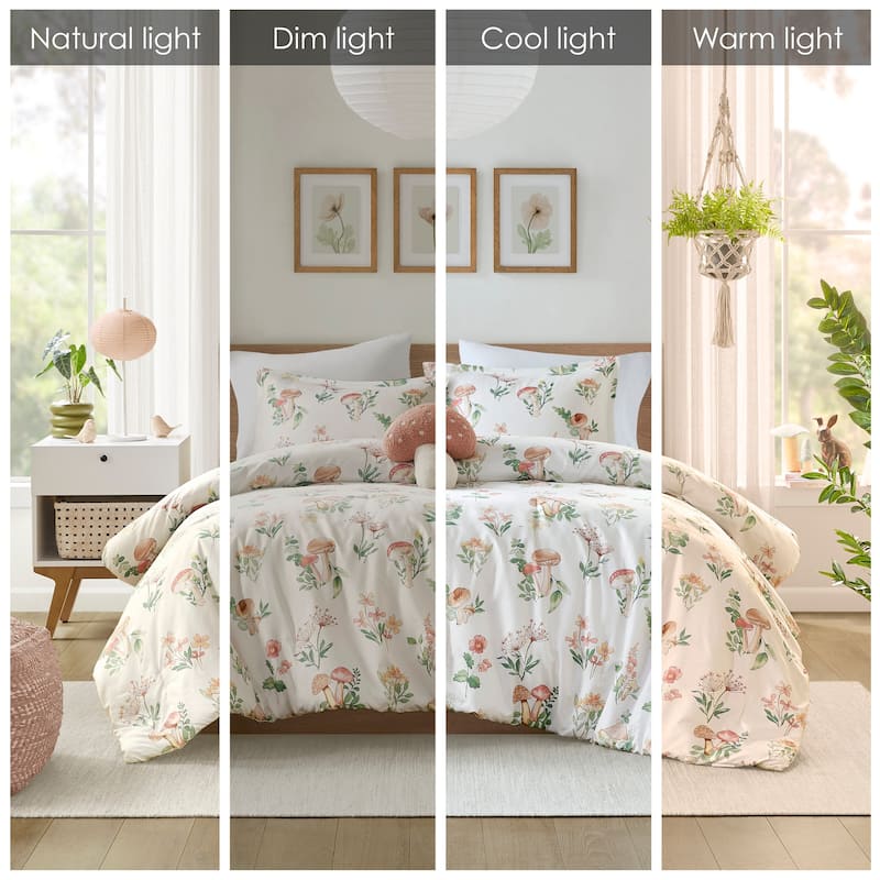 Intelligent Design Brynn Mushroom Garden Comforter Set