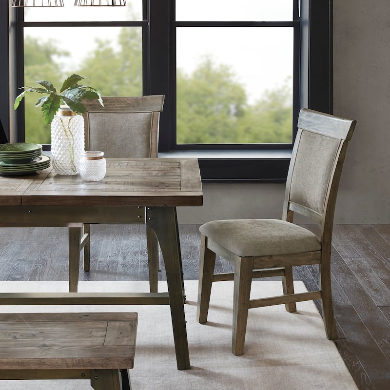 INK+IVY Oliver Dining Side Chair(Set of 2pcs) - Natural/Grey