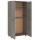 preview thumbnail 5 of 5, vidaXL Wardrobe Armoire Closet Storage Organizer Rack HAMAR Solid Wood Pine - 35"x19.7"x70.9"