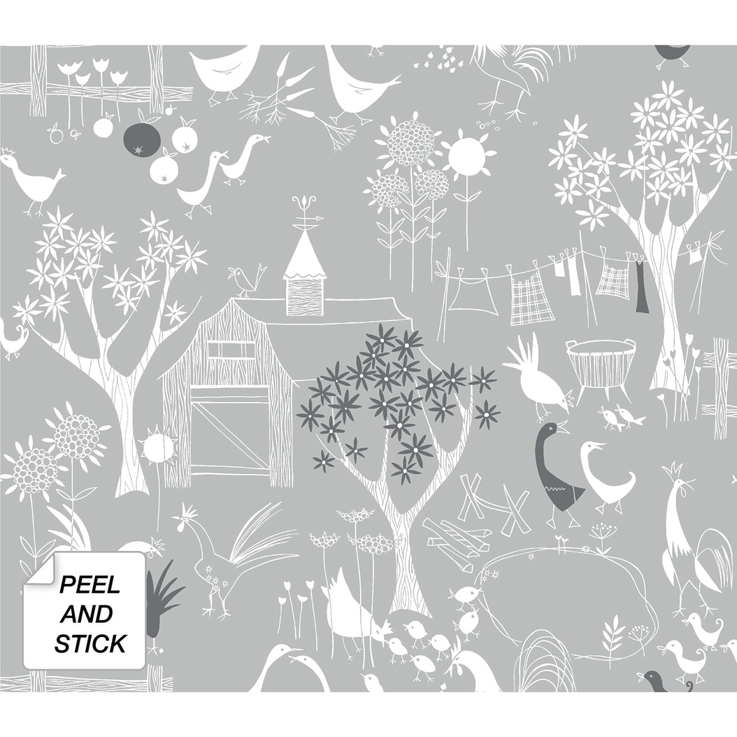 Shop Nextwall Rise And Shine Scandinavian Peel And Stick Wallpaper