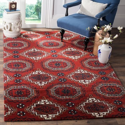 SAFAVIEH, Handmade Wyndham Shanda Modern Wool Rug