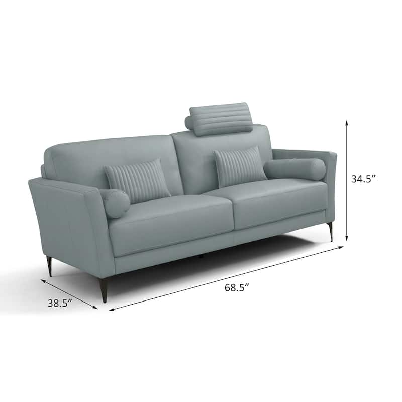 Cassis Loveseat with Metal Leg