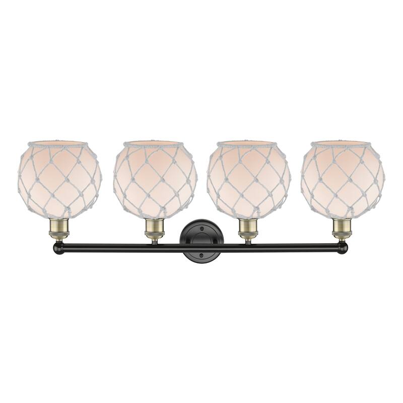 Innovations Lighting Endless Possibilities Edison - Farmhouse Rope - 4 Light 35" Bath Vanity Light