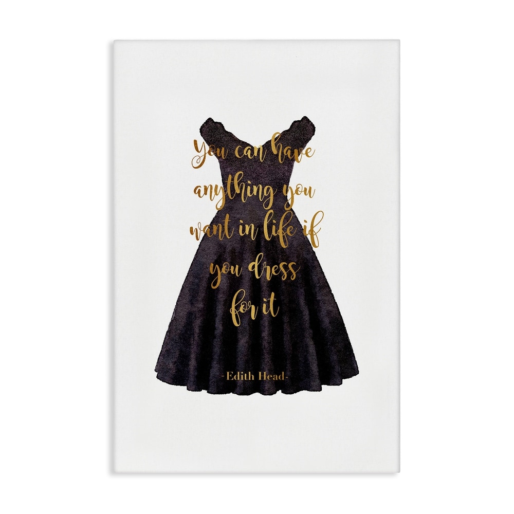 Stupell Dress The Part Fashion Quote Canvas Wall Art Design By Amanda Greenwood
