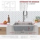 preview thumbnail 10 of 21, STYLISH 29 inch L x 18 inches W Double Bowl Undermount and Drop-in Stainless Steel Kitchen Sink - 29" x 18" x 8"